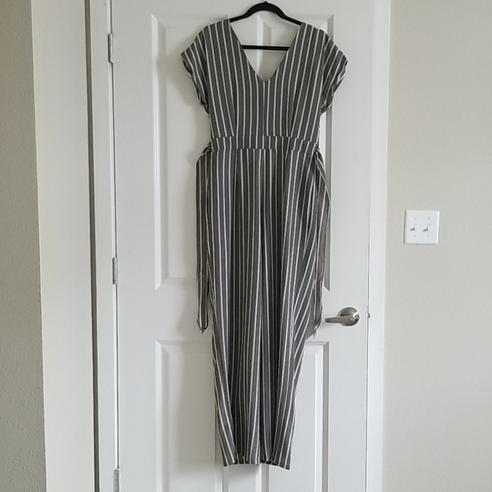 Cute Green and white Jumpsuit